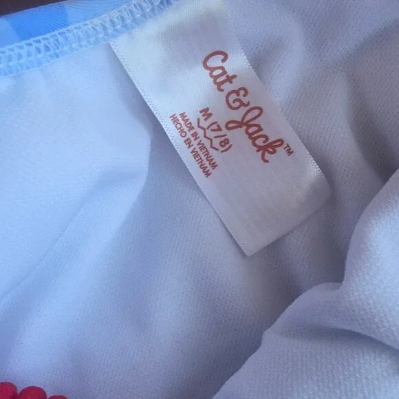 Girls Gingham Bathing Suit - Picture 3 of 3